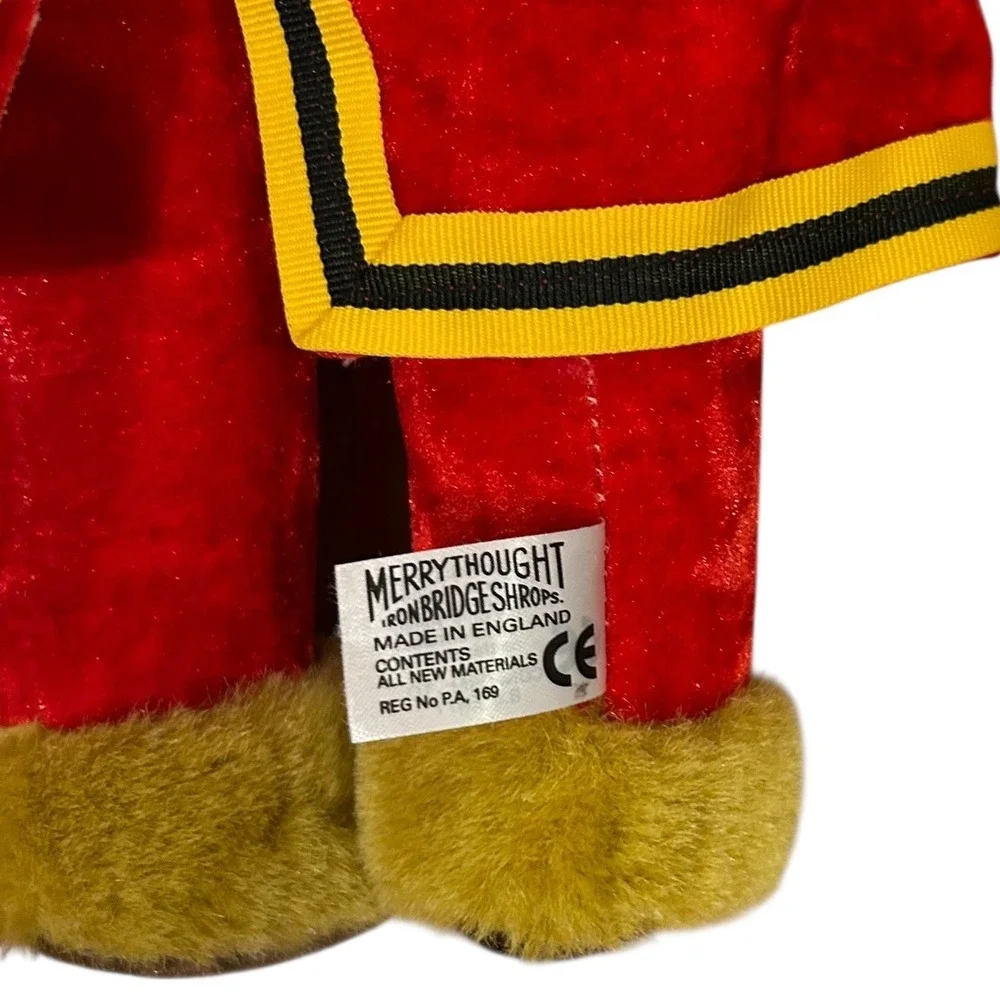 MERRYTHOUGHT Beefeater Bear Celebrate‎ the Coronation Vtg 90's New/Old Stock 17